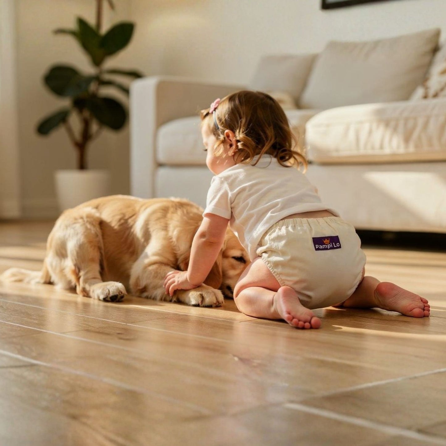 Pañal de tela Pampi Lo — Colección Sweet Basics