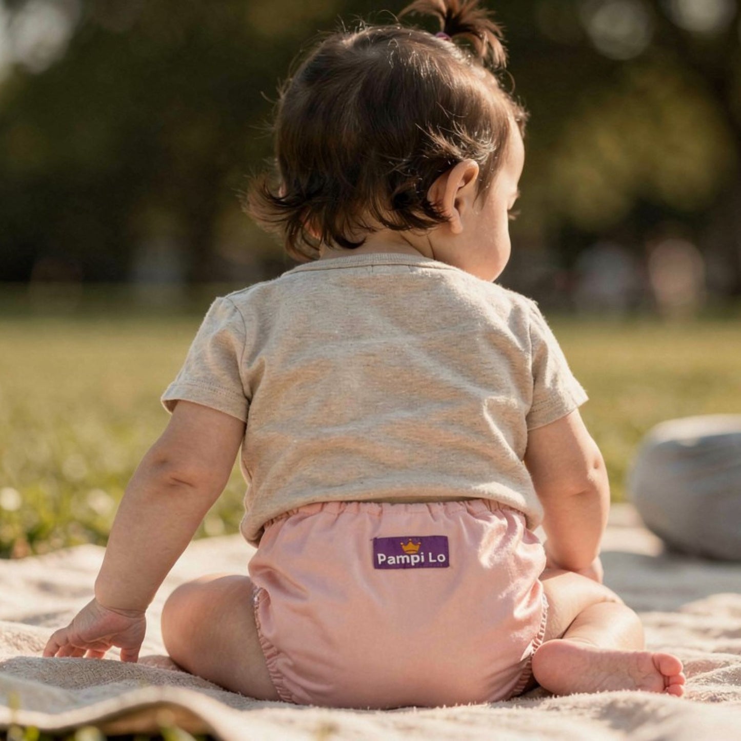 Pañal de tela Pampi Lo — Colección Sweet Basics