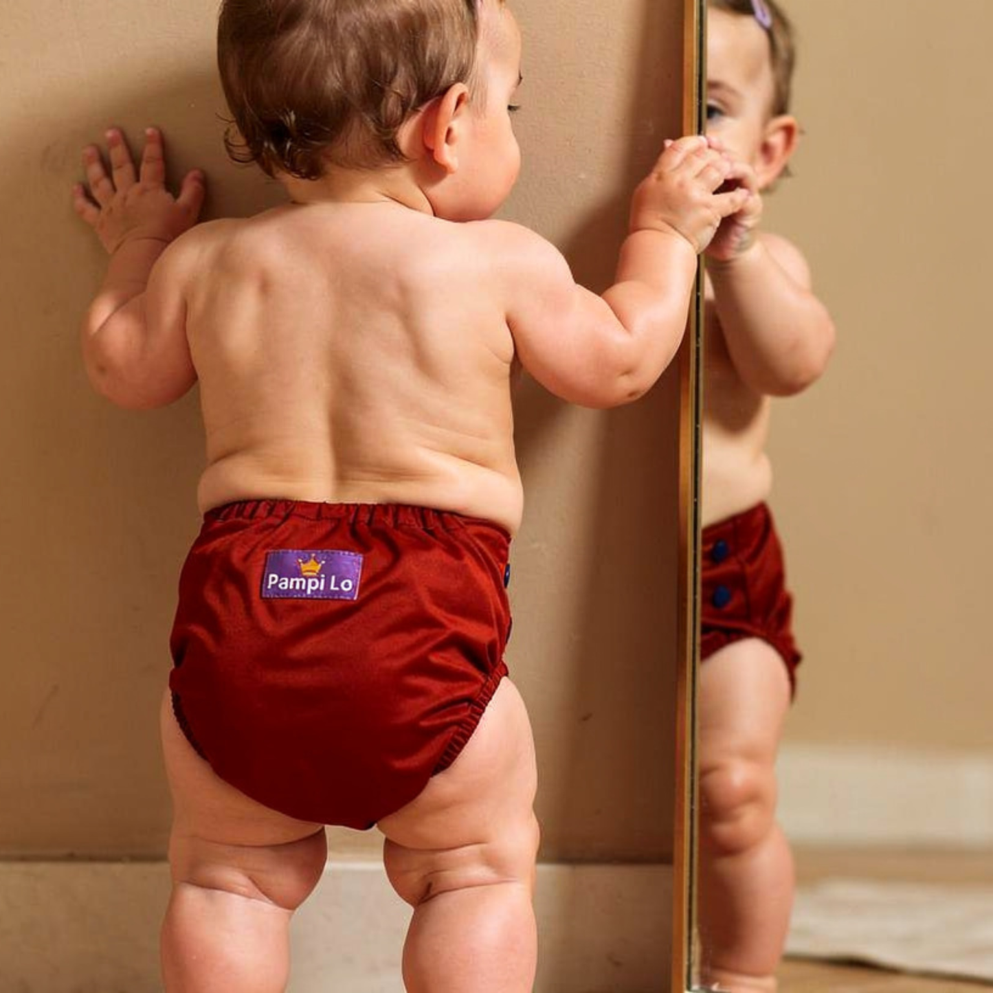 Pañal de tela Pampi Lo — Colección Sweet Basics